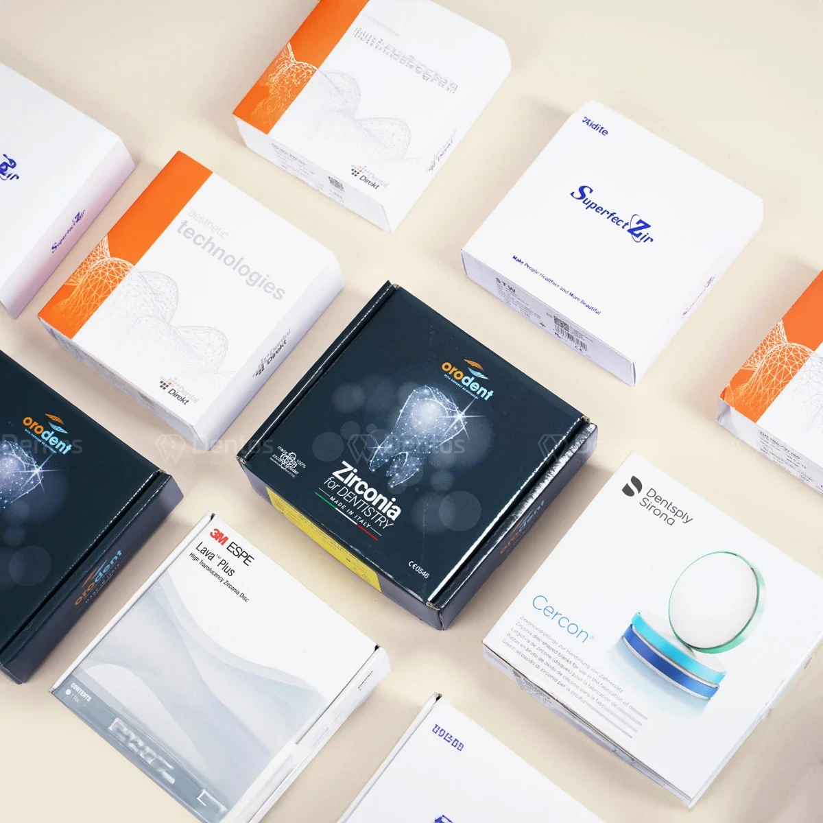 Nha khoa Dentos cung cấp đa dạng các dòng răng toàn sứ chính hãng hàng đầu thế giới